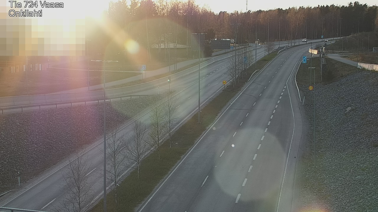 Weather Camera Image Road 724 Vaasa, Onkilahti, Vaasa, Pohjanmaa