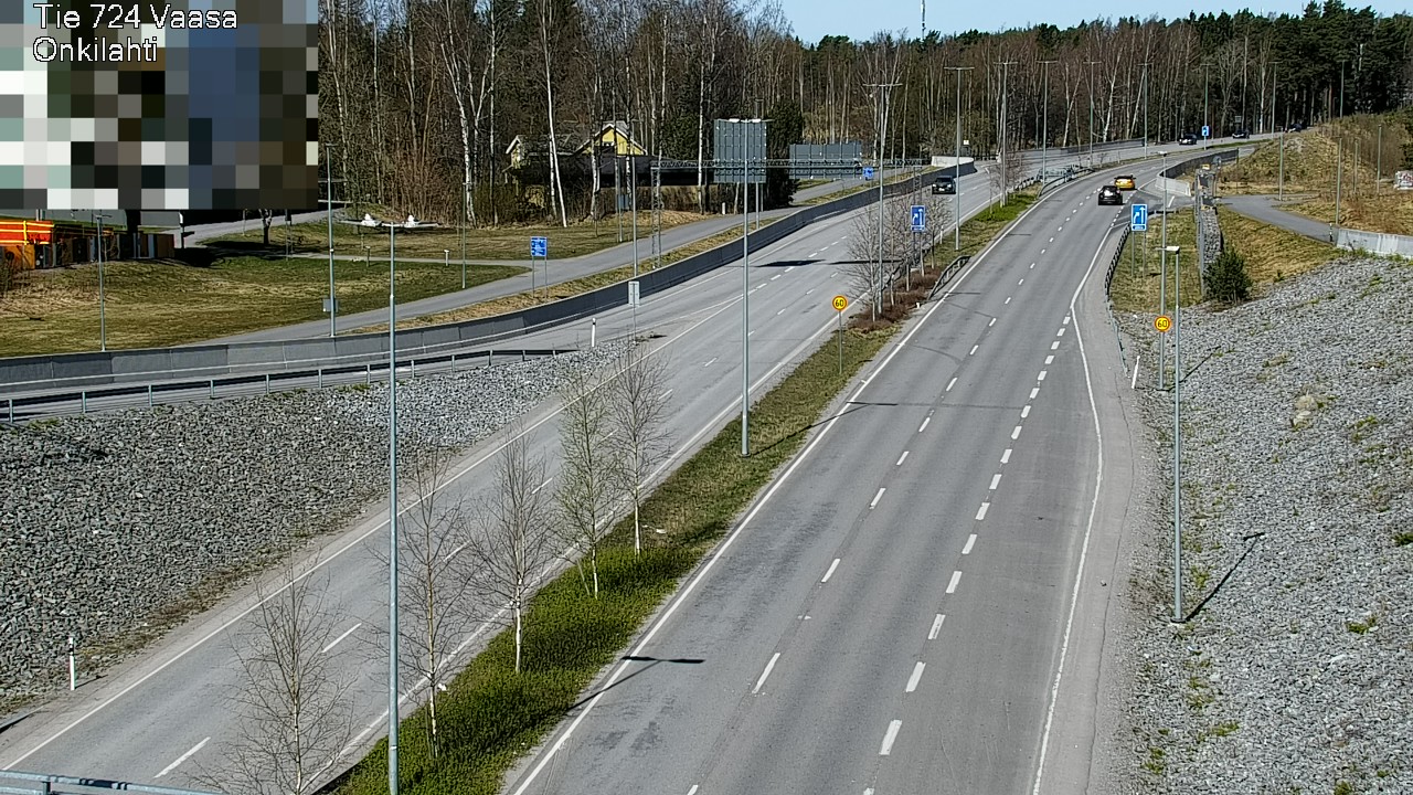 Weather Camera Image Road 724 Vaasa, Onkilahti, Vaasa, Pohjanmaa