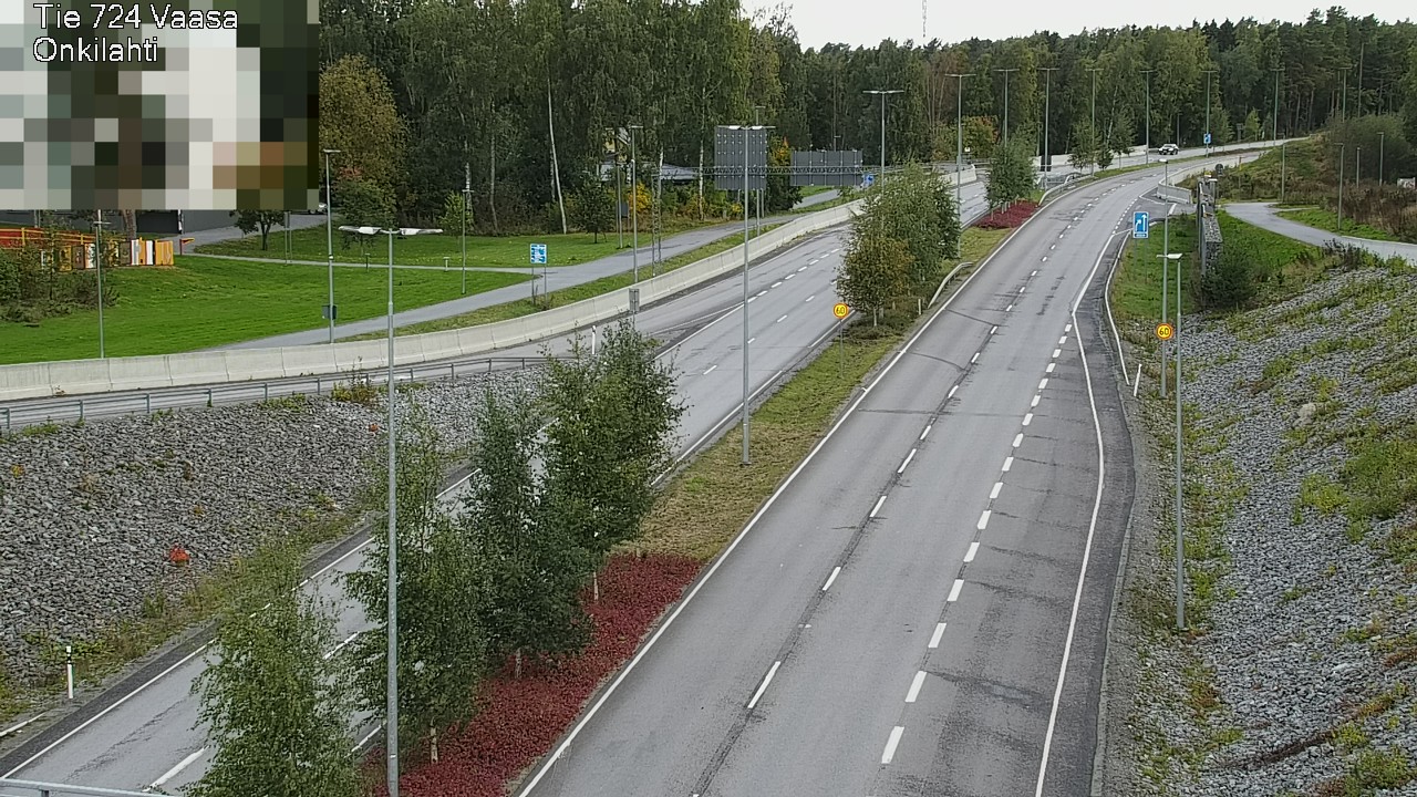 Weather Camera Image Road 724 Vaasa, Onkilahti, Vaasa, Pohjanmaa