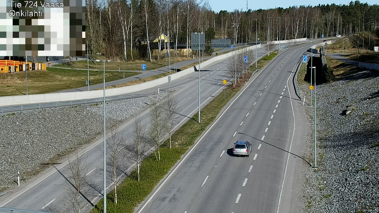 Weather Camera Image Road 724 Vaasa, Onkilahti, Vaasa, Pohjanmaa