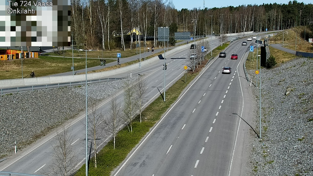 Weather Camera Image Road 724 Vaasa, Onkilahti, Vaasa, Pohjanmaa