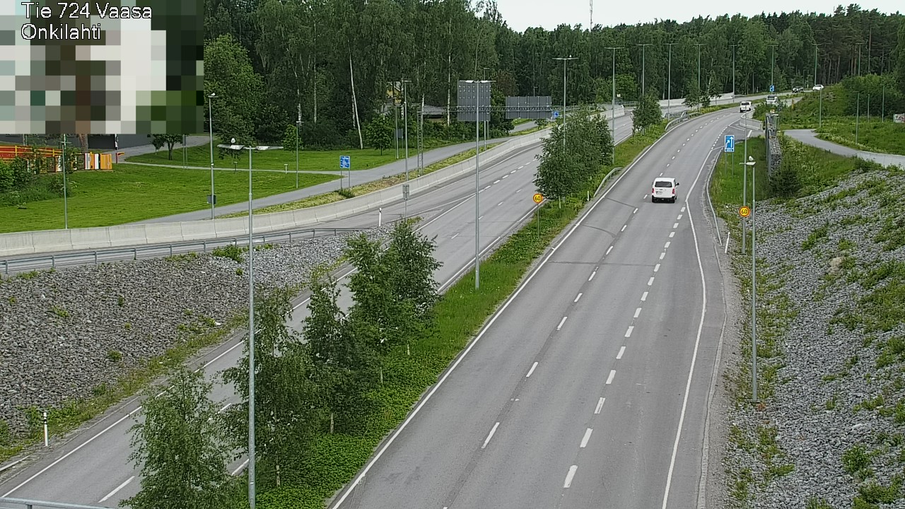 Weather Camera Image Väg 724 Vasa, Onkilahti, Vaasa, Pohjanmaa