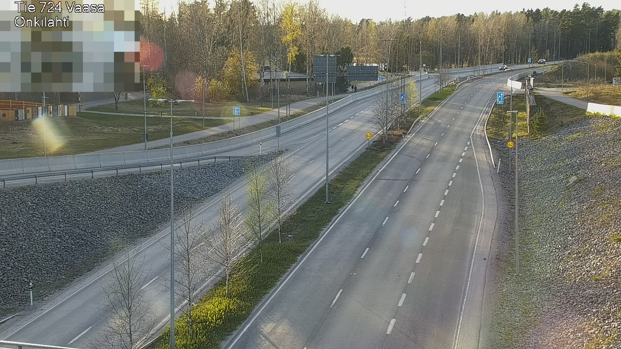 Weather Camera Image Road 724 Vaasa, Onkilahti, Vaasa, Pohjanmaa