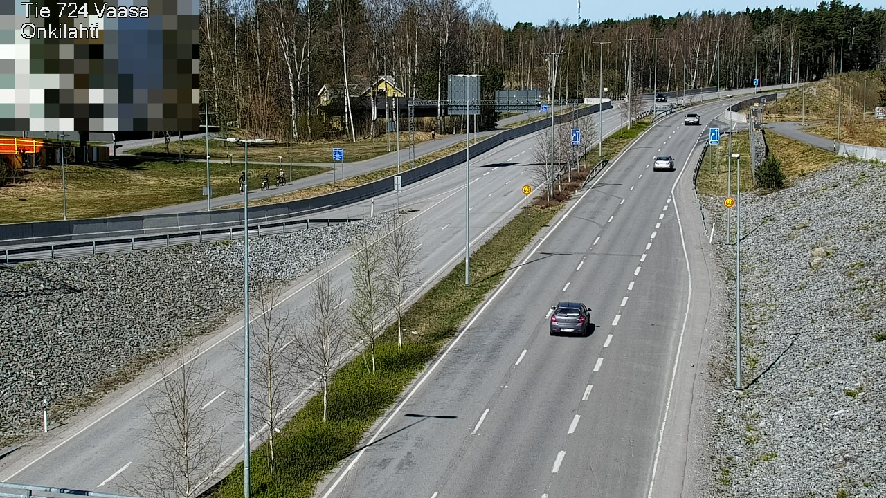 Weather Camera Image Road 724 Vaasa, Onkilahti, Vaasa, Pohjanmaa