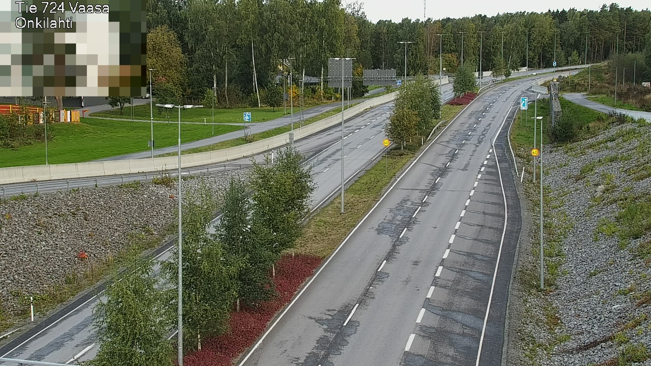 Weather Camera Image Road 724 Vaasa, Onkilahti, Vaasa, Pohjanmaa