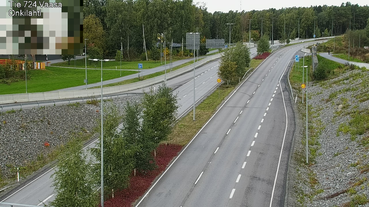 Weather Camera Image Road 724 Vaasa, Onkilahti, Vaasa, Pohjanmaa
