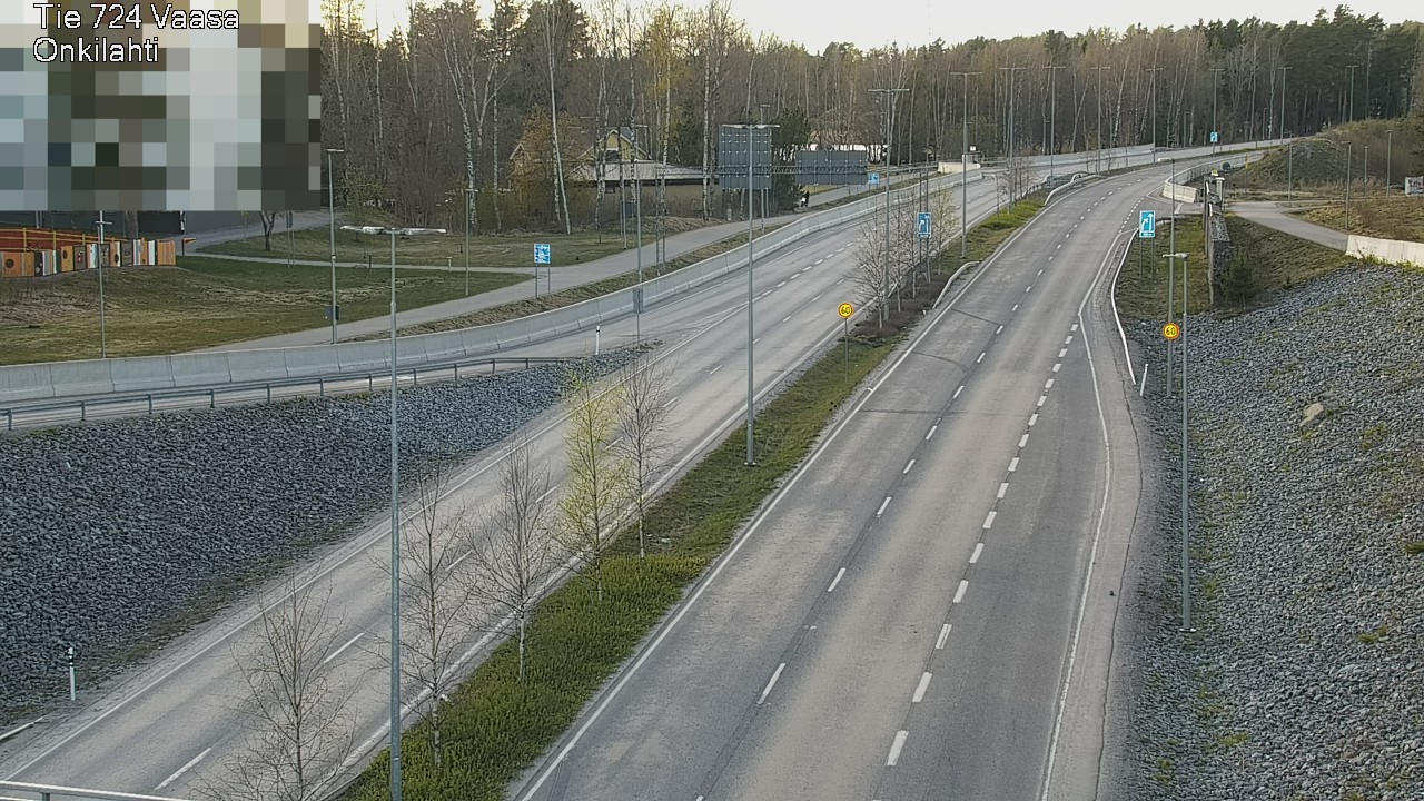 Weather Camera Image Road 724 Vaasa, Onkilahti, Vaasa, Pohjanmaa