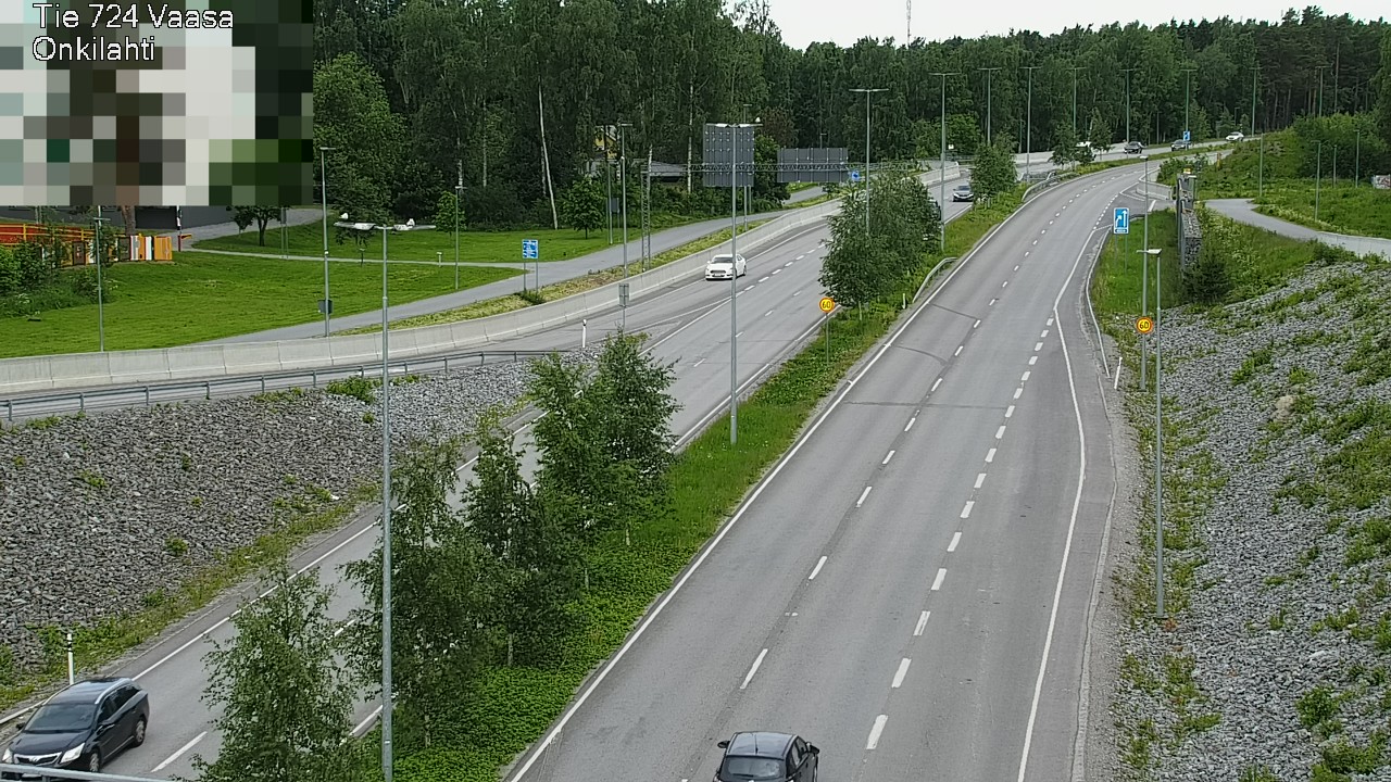 Weather Camera Image Road 724 Vaasa, Onkilahti, Vaasa, Pohjanmaa