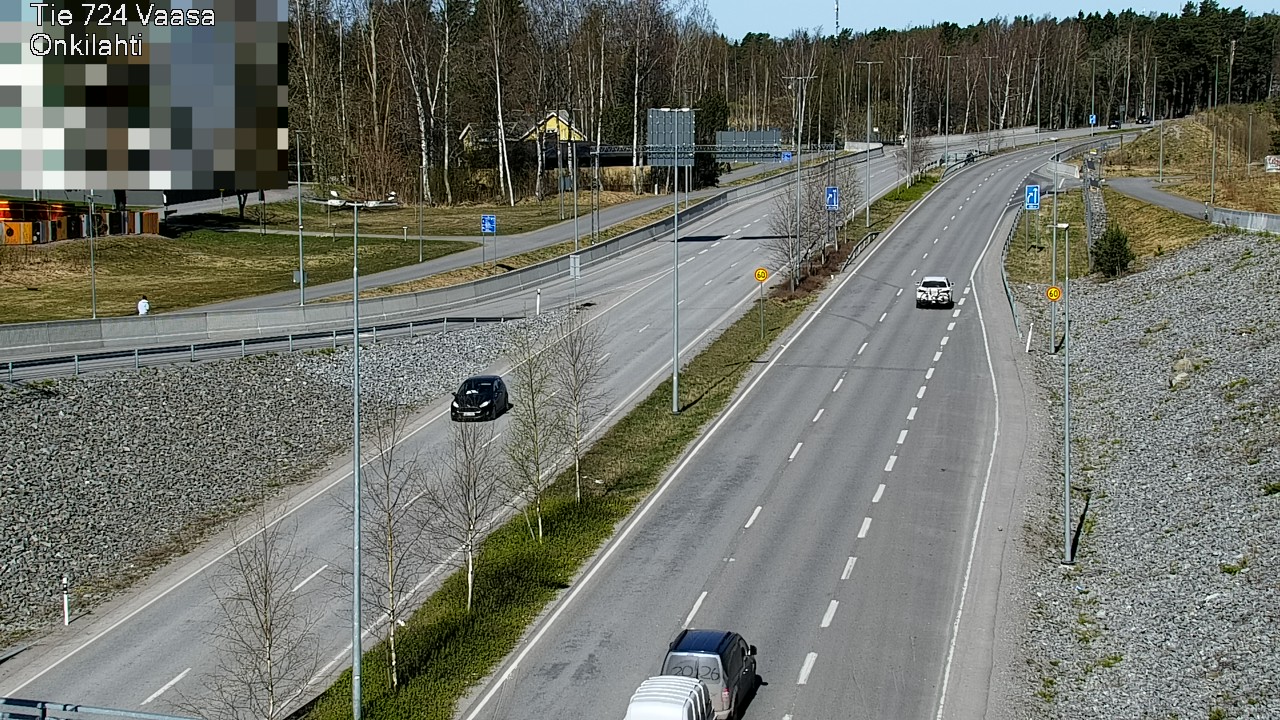 Weather Camera Image Road 724 Vaasa, Onkilahti, Vaasa, Pohjanmaa