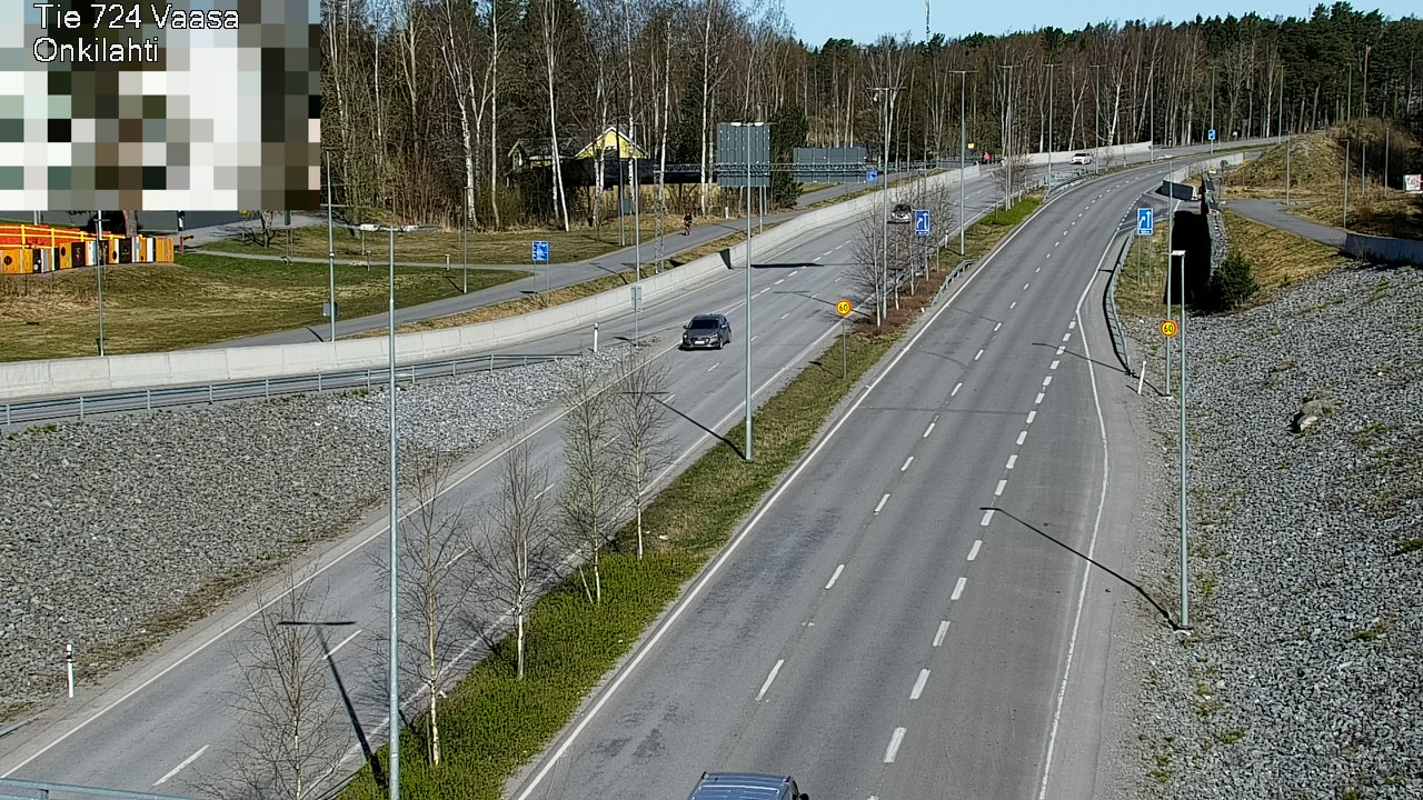 Weather Camera Image Road 724 Vaasa, Onkilahti, Vaasa, Pohjanmaa