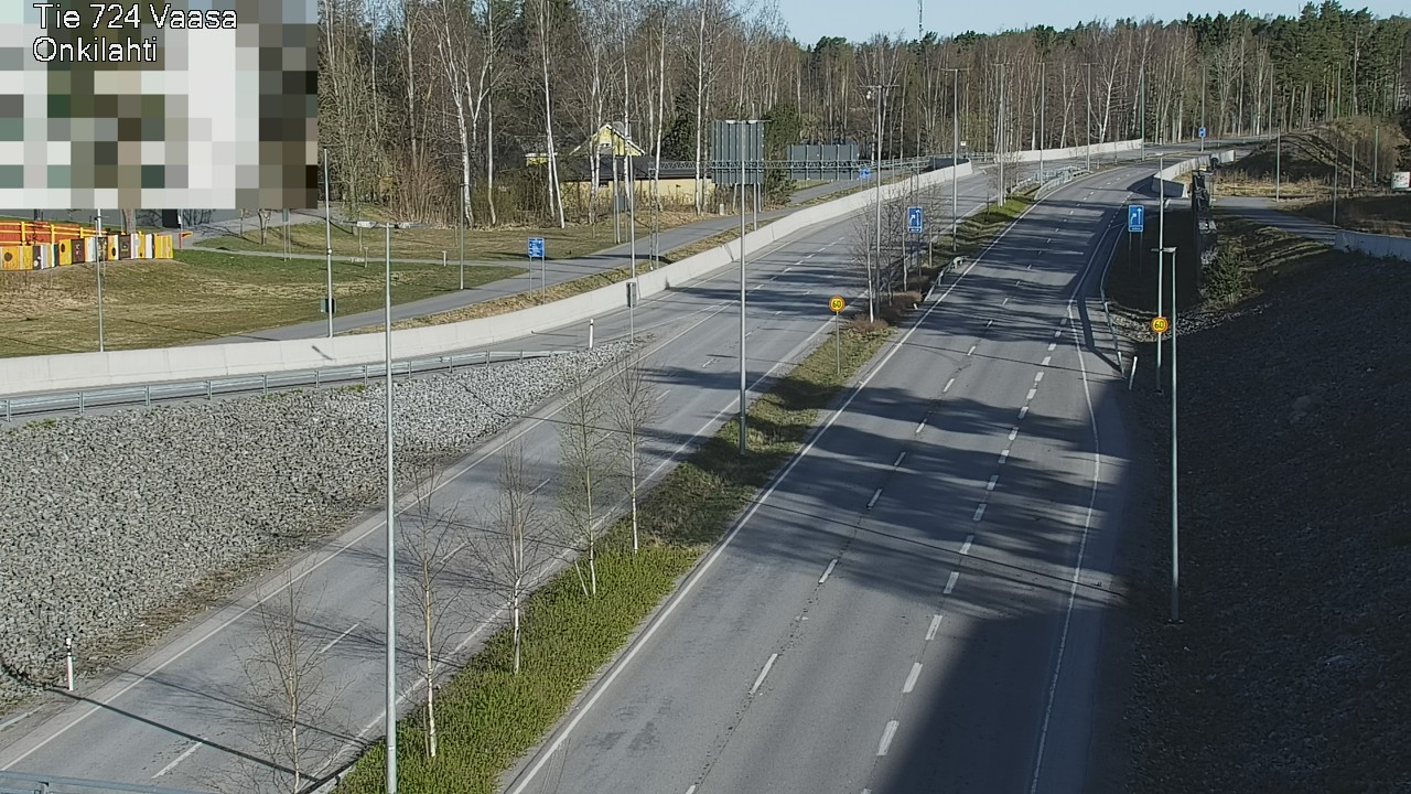 Weather Camera Image Road 724 Vaasa, Onkilahti, Vaasa, Pohjanmaa