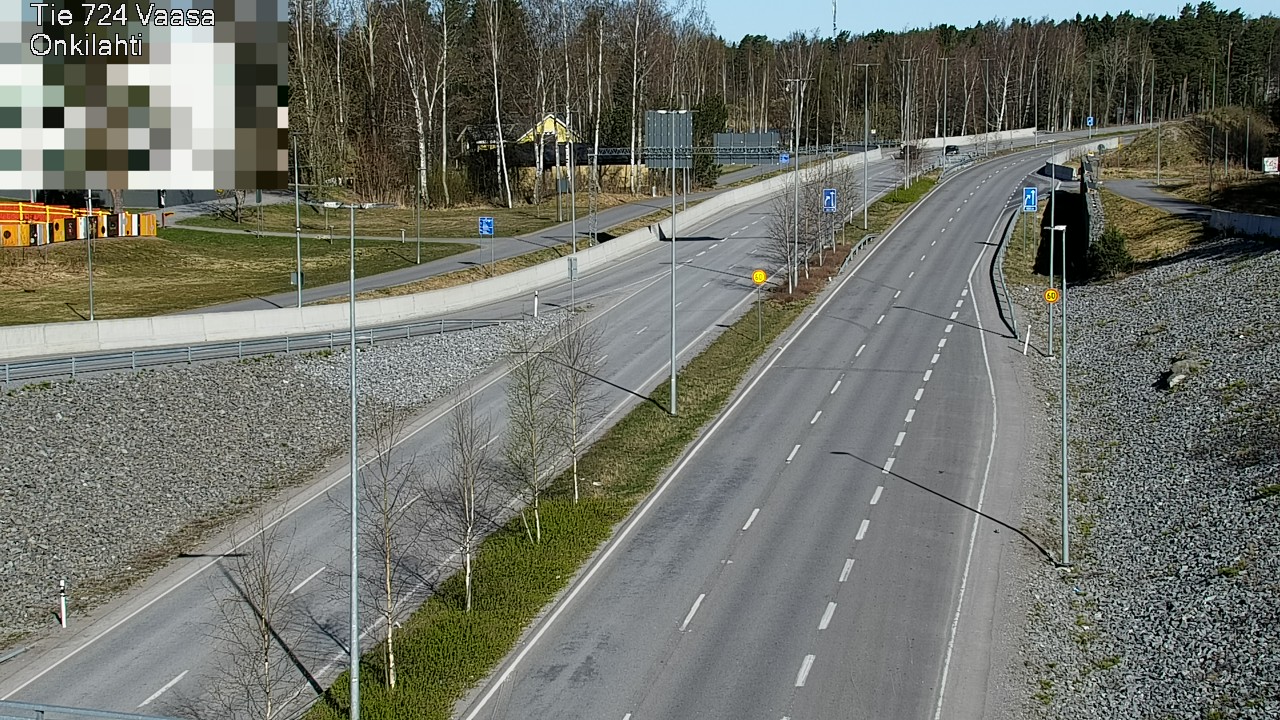 Weather Camera Image Road 724 Vaasa, Onkilahti, Vaasa, Pohjanmaa