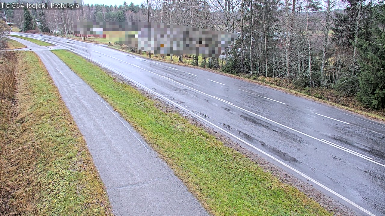 Weather Camera Image Väg 664 Storå Pettukylä, Isojoki, Etelä-Pohjanmaa