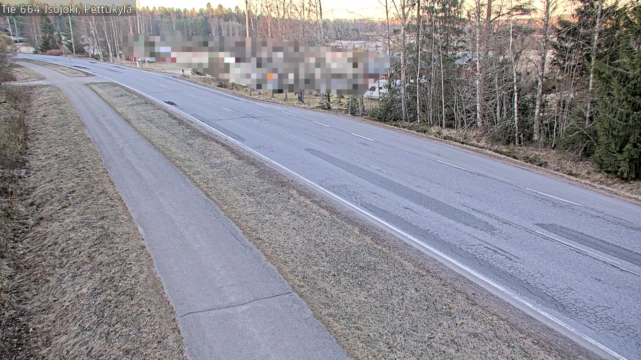 Weather Camera Image Väg 664 Storå Pettukylä, Isojoki, Etelä-Pohjanmaa