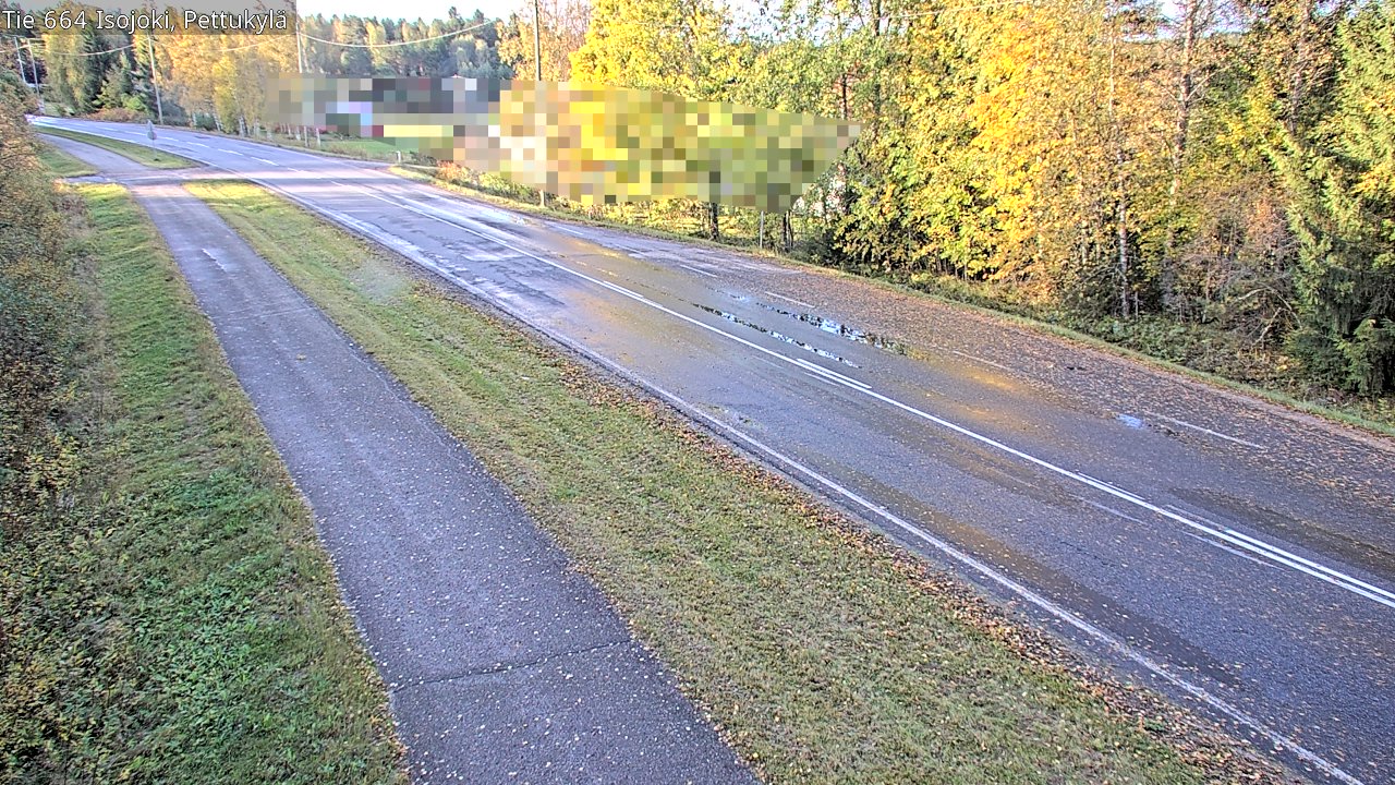 Weather Camera Image Road 664 Isojoki Pettukylä, Isojoki, Etelä-Pohjanmaa