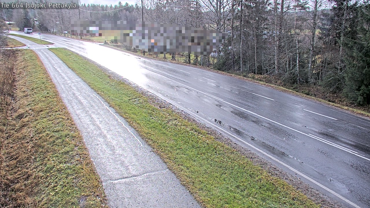 Weather Camera Image Väg 664 Storå Pettukylä, Isojoki, Etelä-Pohjanmaa