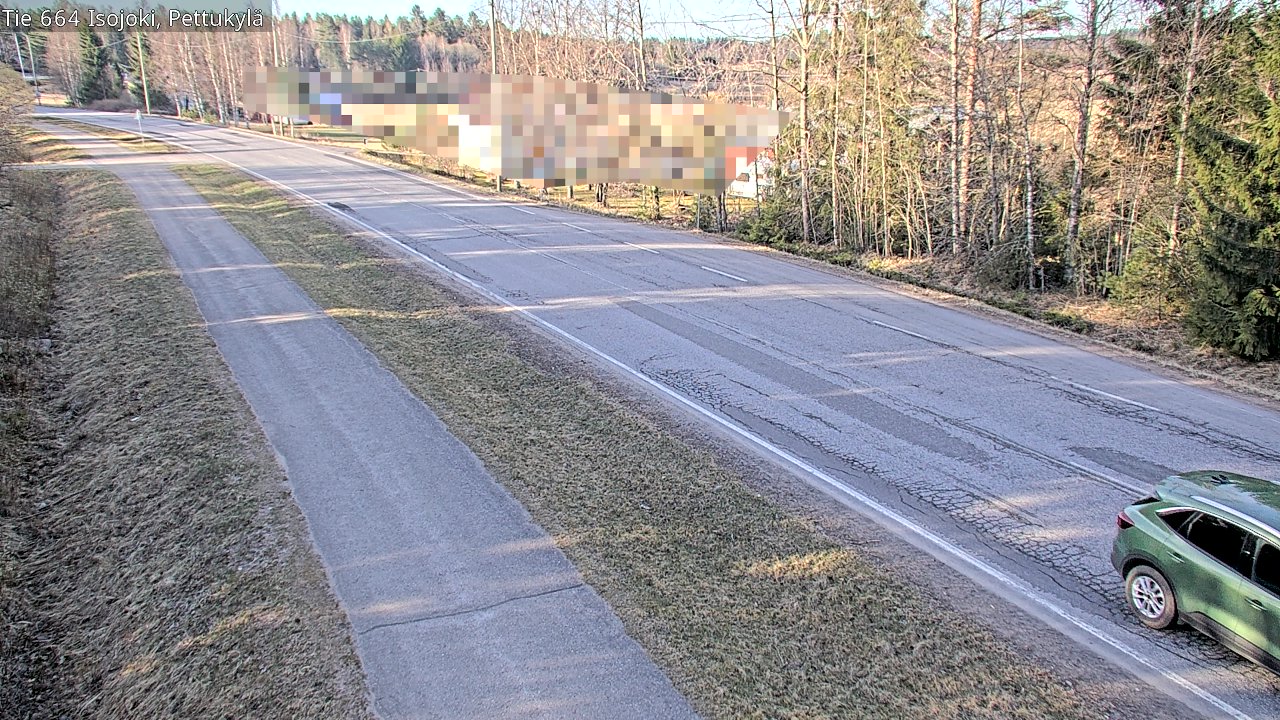 Weather Camera Image Road 664 Isojoki Pettukylä, Isojoki, Etelä-Pohjanmaa