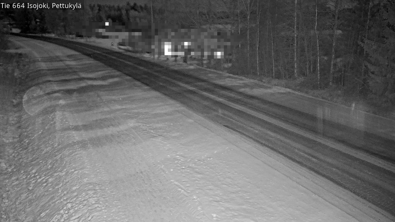 Weather Camera Image Väg 664 Storå Pettukylä, Isojoki, Etelä-Pohjanmaa