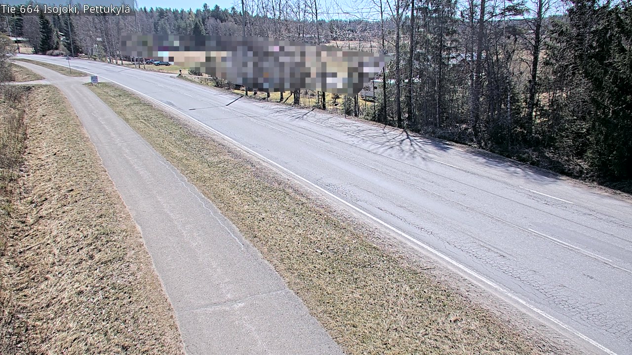 Weather Camera Image Väg 664 Storå Pettukylä, Isojoki, Etelä-Pohjanmaa