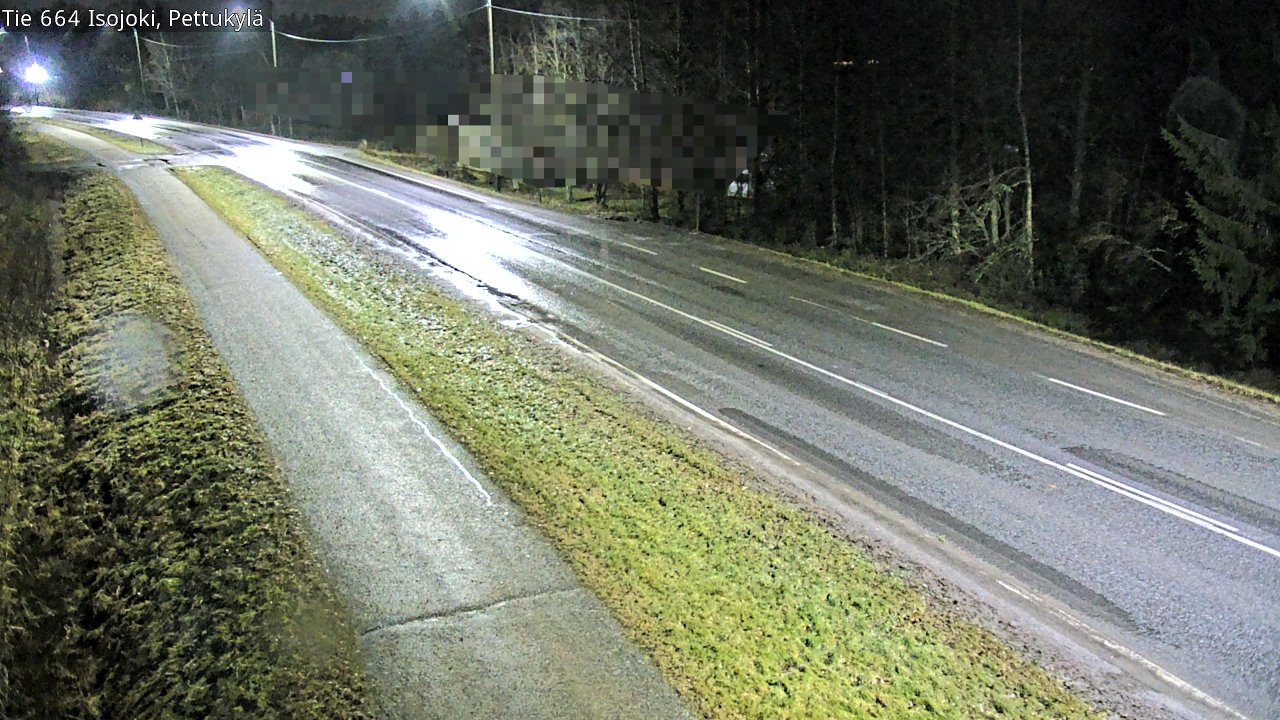 Weather Camera Image Road 664 Isojoki Pettukylä, Isojoki, Etelä-Pohjanmaa