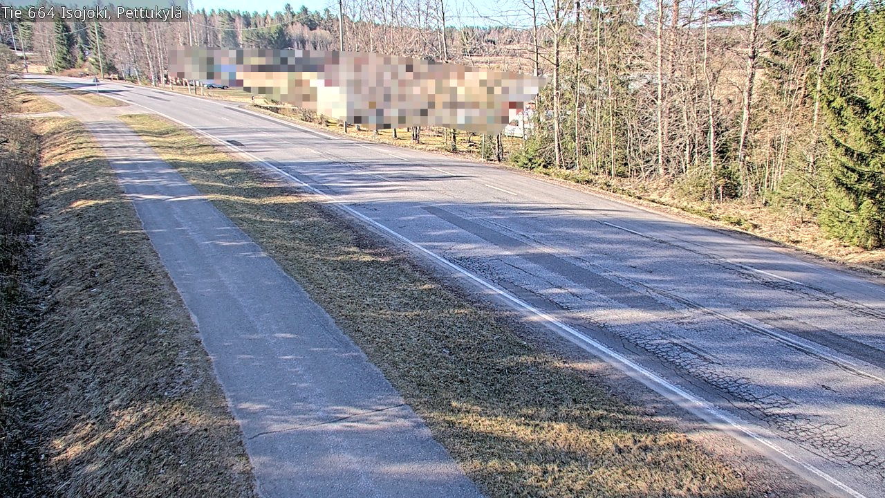 Weather Camera Image Väg 664 Storå Pettukylä, Isojoki, Etelä-Pohjanmaa