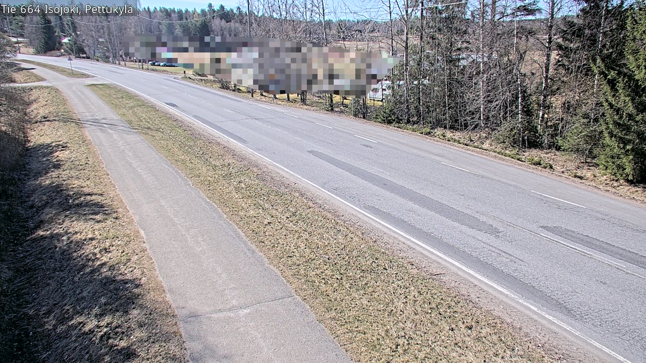 Weather Camera Image Väg 664 Storå Pettukylä, Isojoki, Etelä-Pohjanmaa
