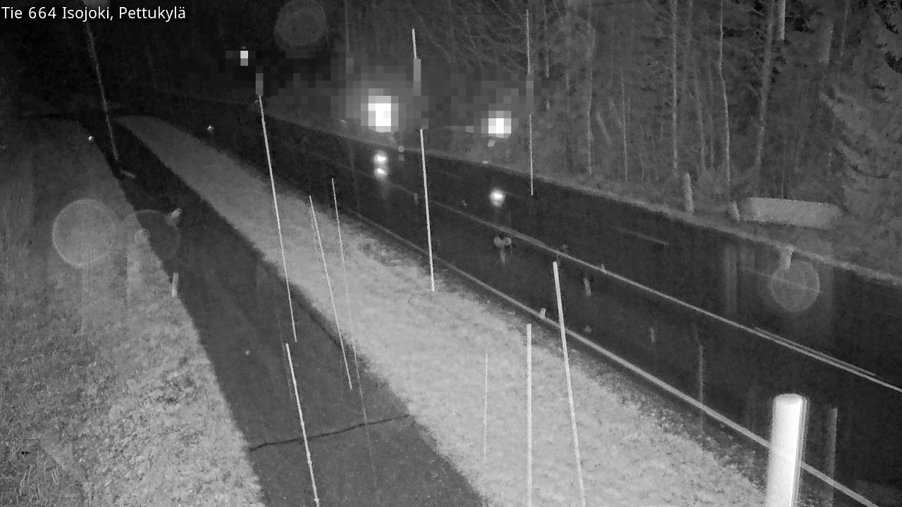 Weather Camera Image Väg 664 Storå Pettukylä, Isojoki, Etelä-Pohjanmaa