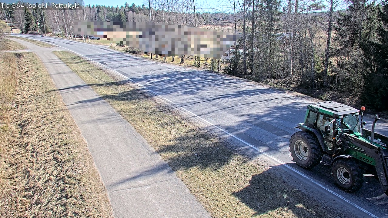 Weather Camera Image Väg 664 Storå Pettukylä, Isojoki, Etelä-Pohjanmaa