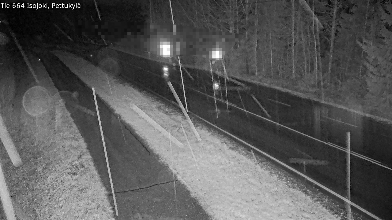 Weather Camera Image Väg 664 Storå Pettukylä, Isojoki, Etelä-Pohjanmaa