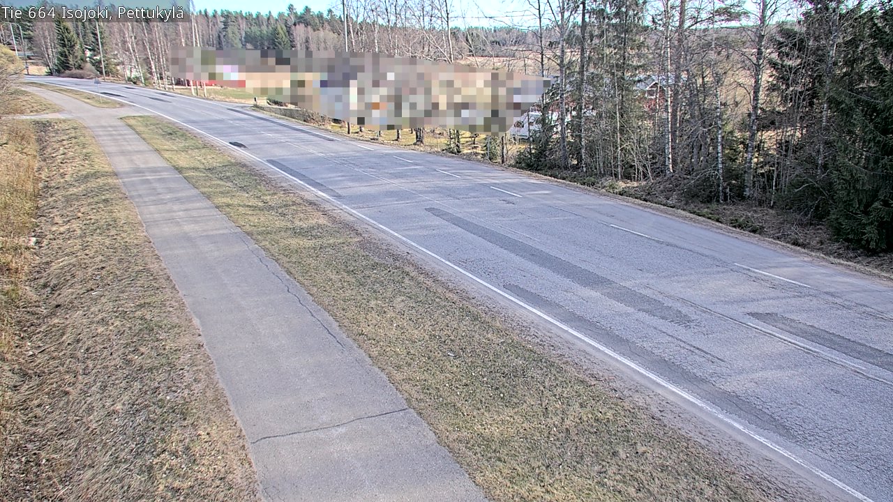 Weather Camera Image Väg 664 Storå Pettukylä, Isojoki, Etelä-Pohjanmaa