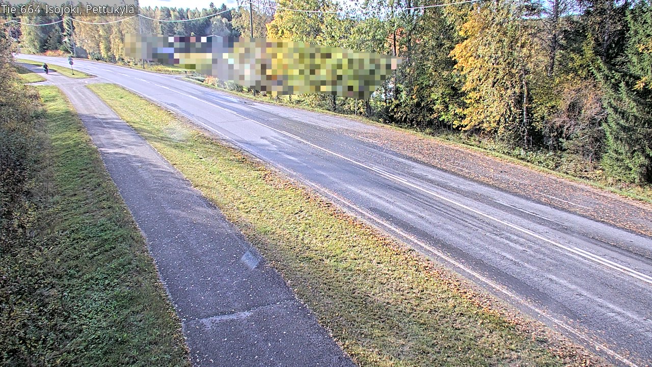 Weather Camera Image Road 664 Isojoki Pettukylä, Isojoki, Etelä-Pohjanmaa