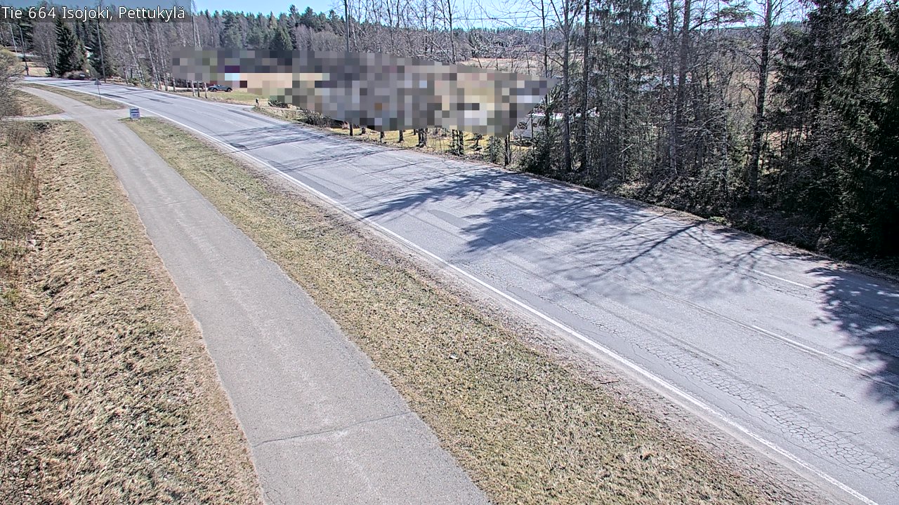 Weather Camera Image Väg 664 Storå Pettukylä, Isojoki, Etelä-Pohjanmaa