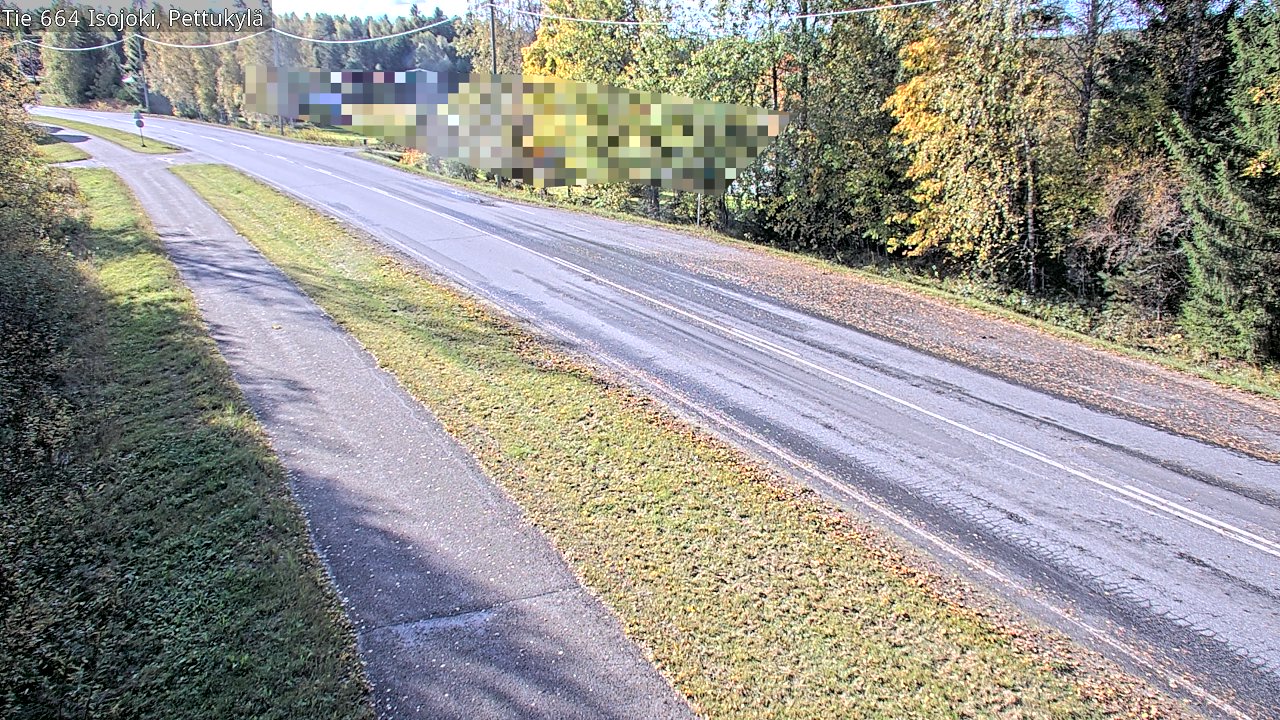 Weather Camera Image Road 664 Isojoki Pettukylä, Isojoki, Etelä-Pohjanmaa