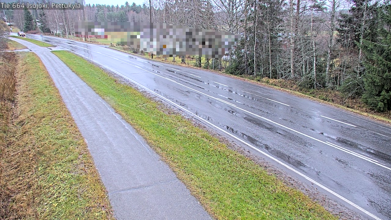 Weather Camera Image Väg 664 Storå Pettukylä, Isojoki, Etelä-Pohjanmaa