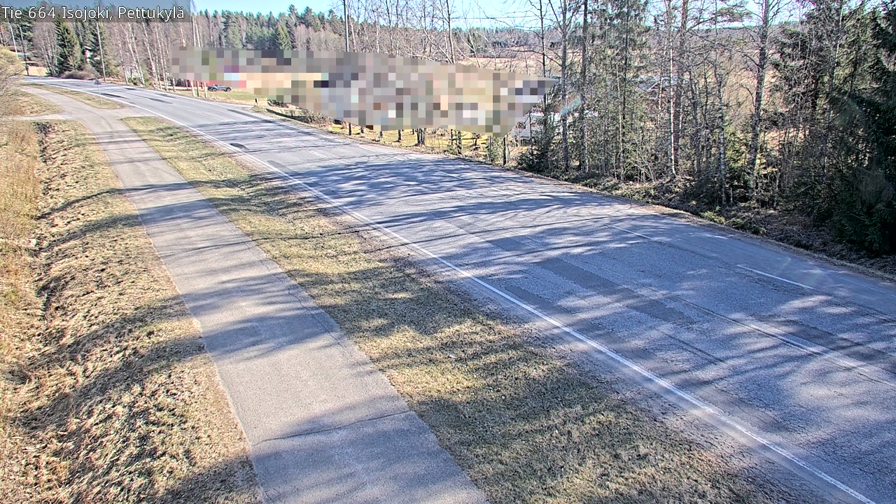 Weather Camera Image Väg 664 Storå Pettukylä, Isojoki, Etelä-Pohjanmaa