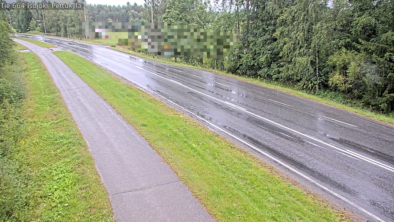 Weather Camera Image Väg 664 Storå Pettukylä, Isojoki, Etelä-Pohjanmaa
