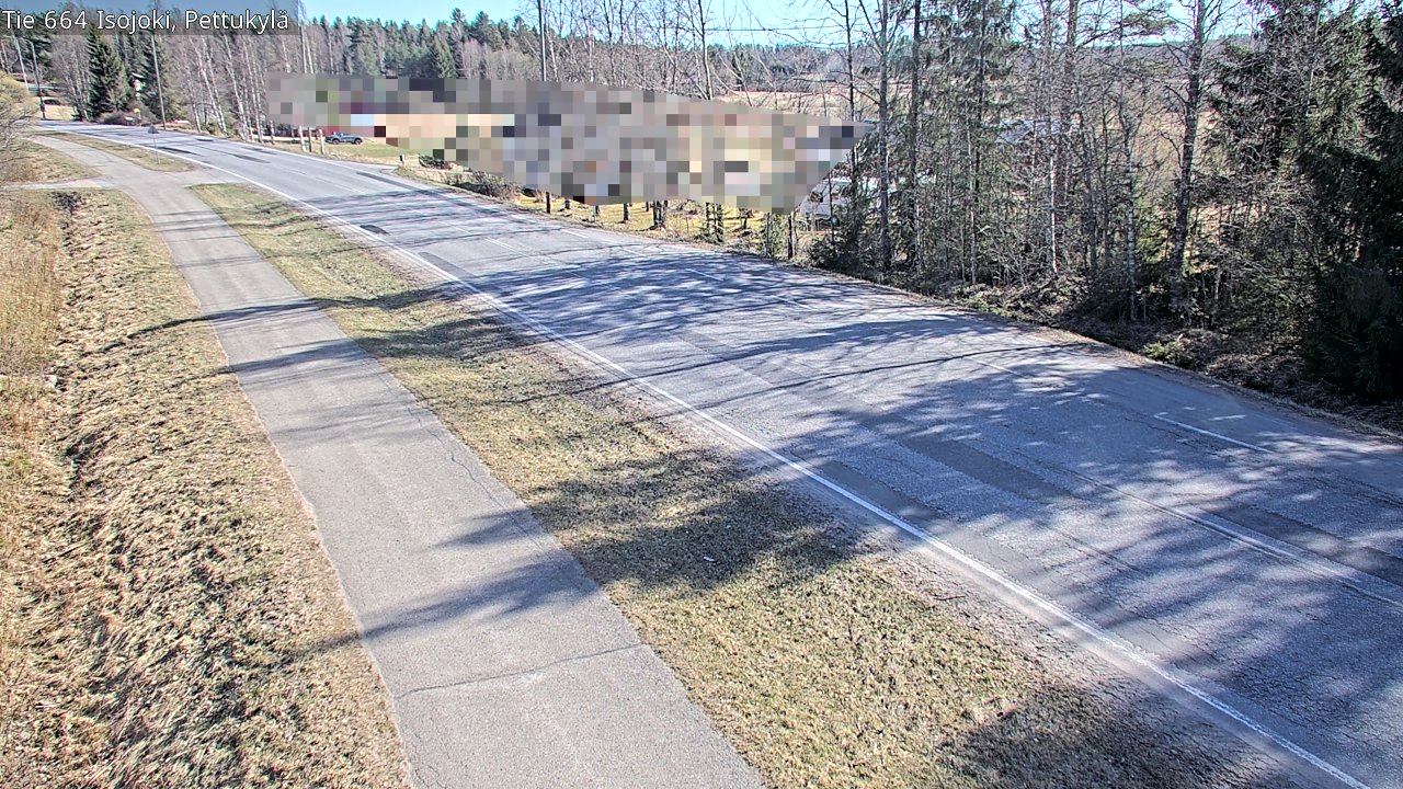 Weather Camera Image Väg 664 Storå Pettukylä, Isojoki, Etelä-Pohjanmaa