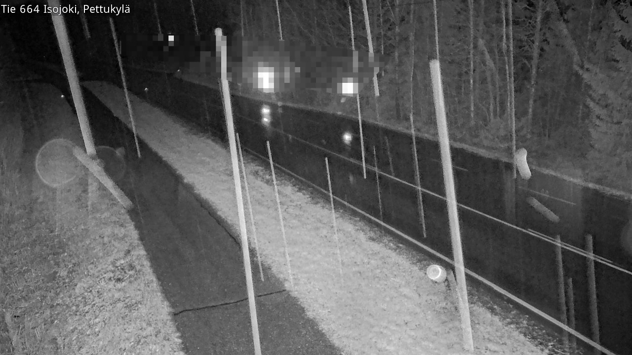Weather Camera Image Väg 664 Storå Pettukylä, Isojoki, Etelä-Pohjanmaa