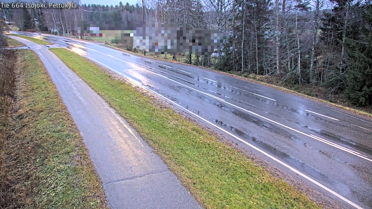 Weather Camera Image Väg 664 Storå Pettukylä, Isojoki, Etelä-Pohjanmaa