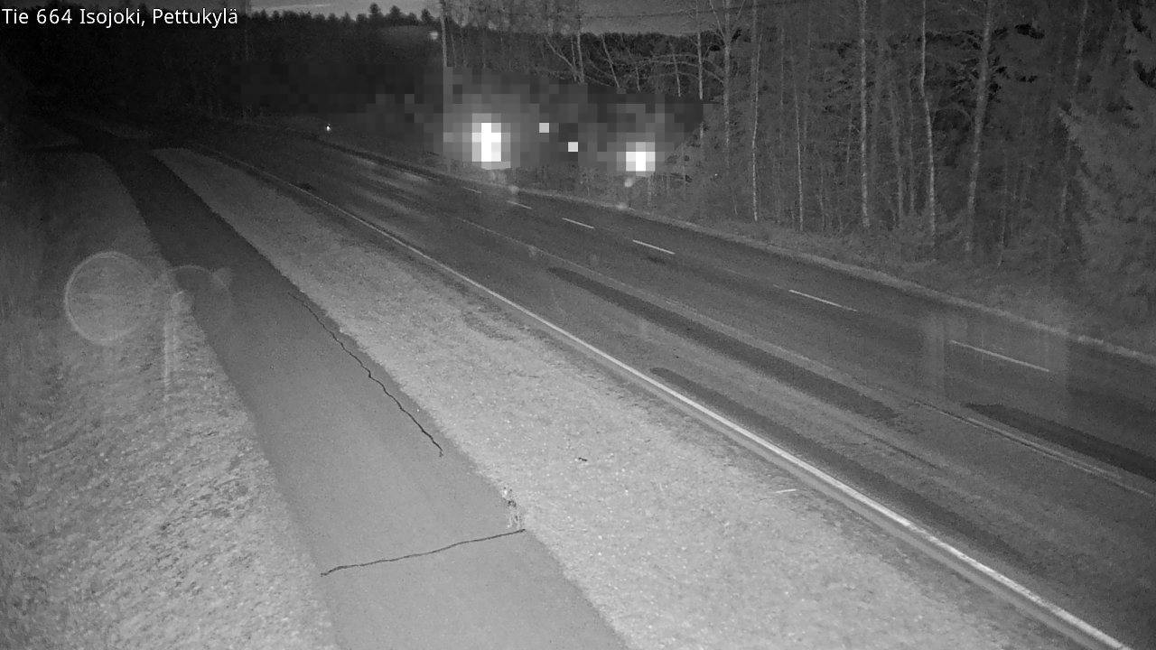 Weather Camera Image Väg 664 Storå Pettukylä, Isojoki, Etelä-Pohjanmaa