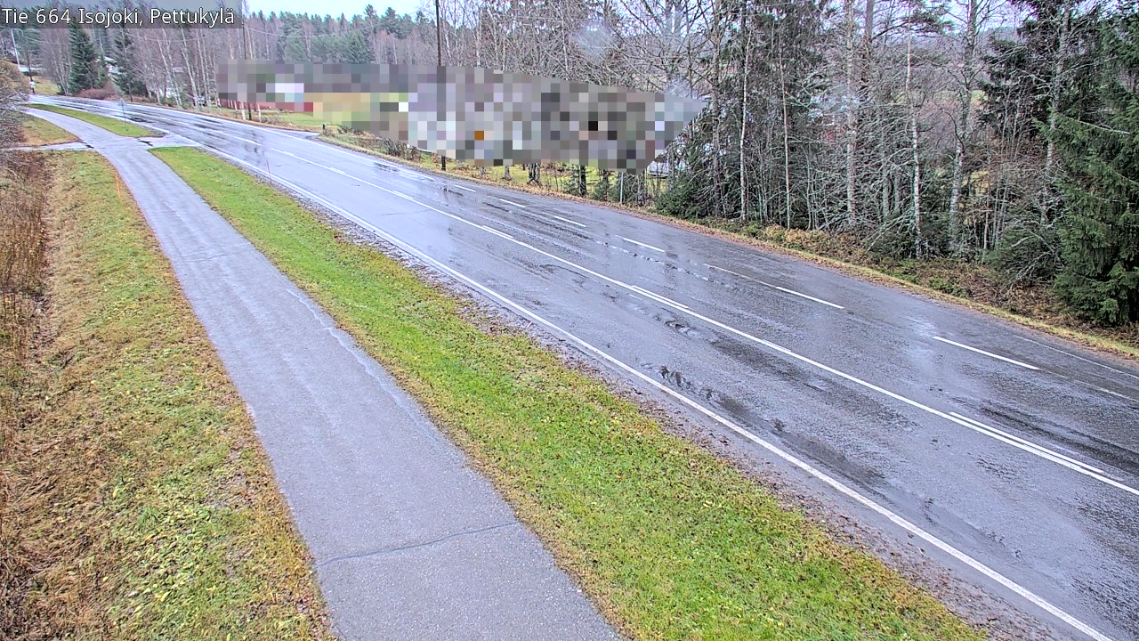 Weather Camera Image Väg 664 Storå Pettukylä, Isojoki, Etelä-Pohjanmaa