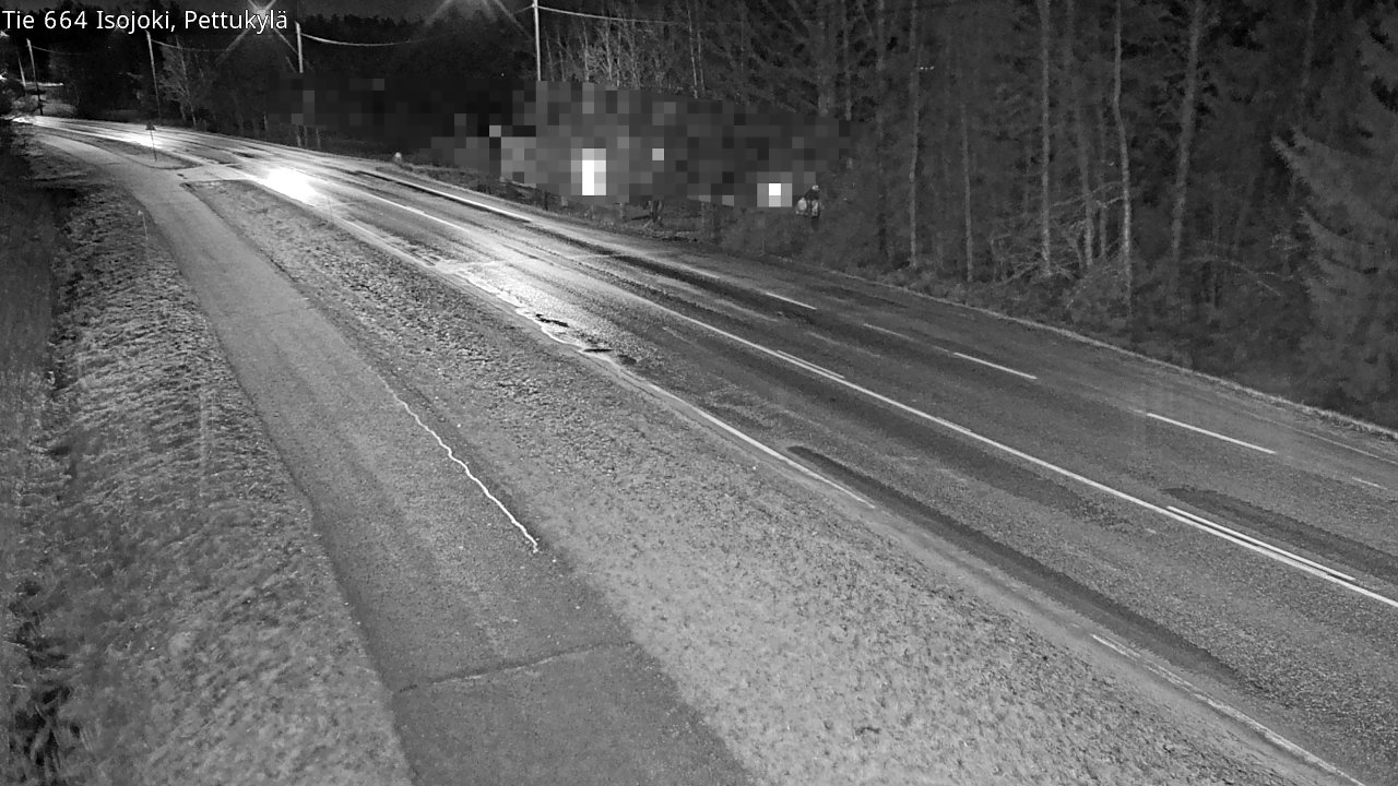 Weather Camera Image Road 664 Isojoki Pettukylä, Isojoki, Etelä-Pohjanmaa