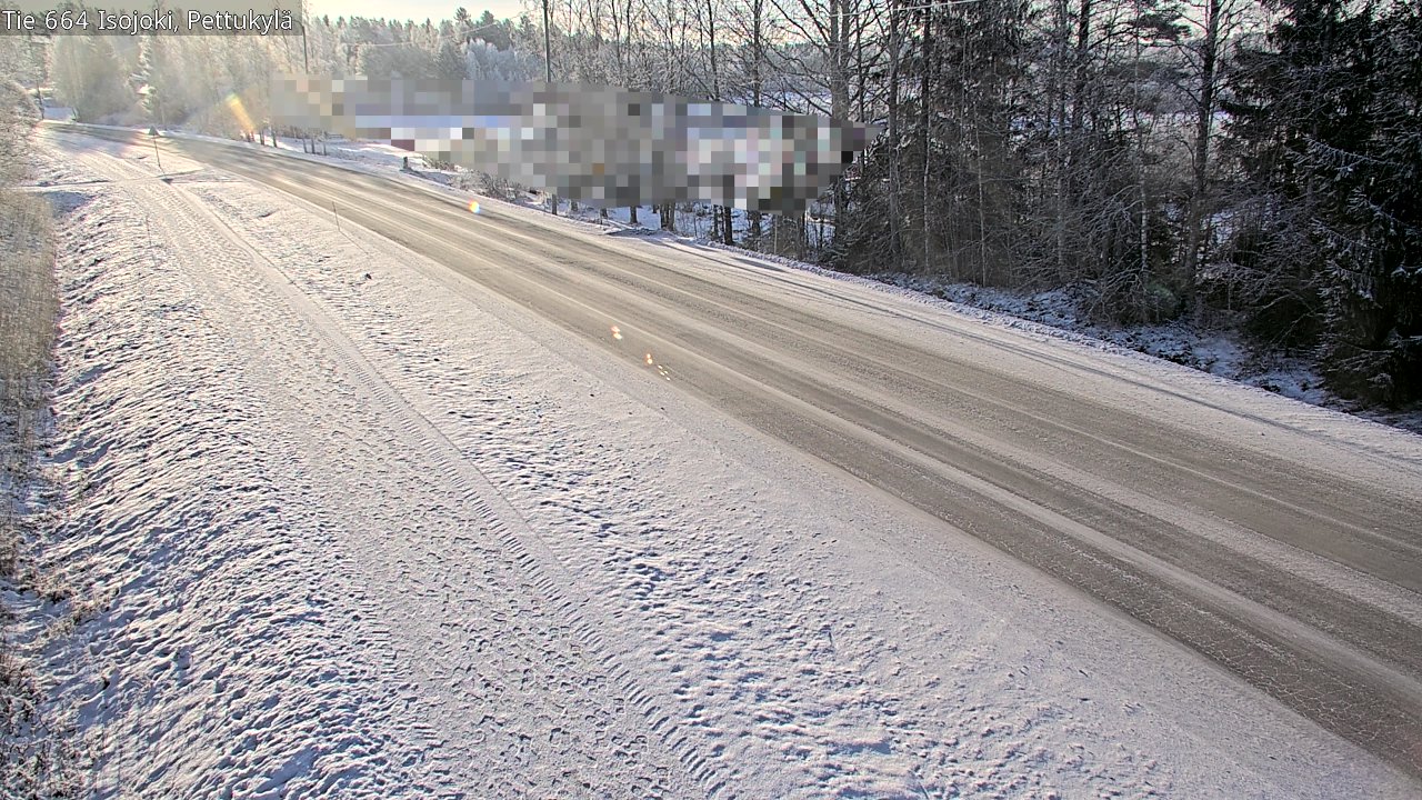 Weather Camera Image Road 664 Isojoki Pettukylä, Isojoki, Etelä-Pohjanmaa