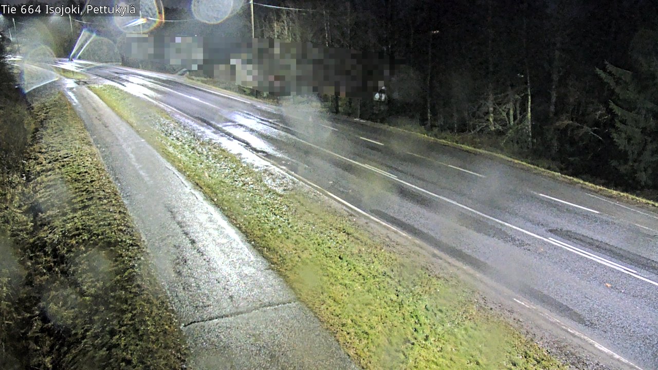 Weather Camera Image Road 664 Isojoki Pettukylä, Isojoki, Etelä-Pohjanmaa