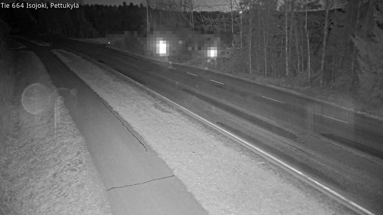 Weather Camera Image Väg 664 Storå Pettukylä, Isojoki, Etelä-Pohjanmaa