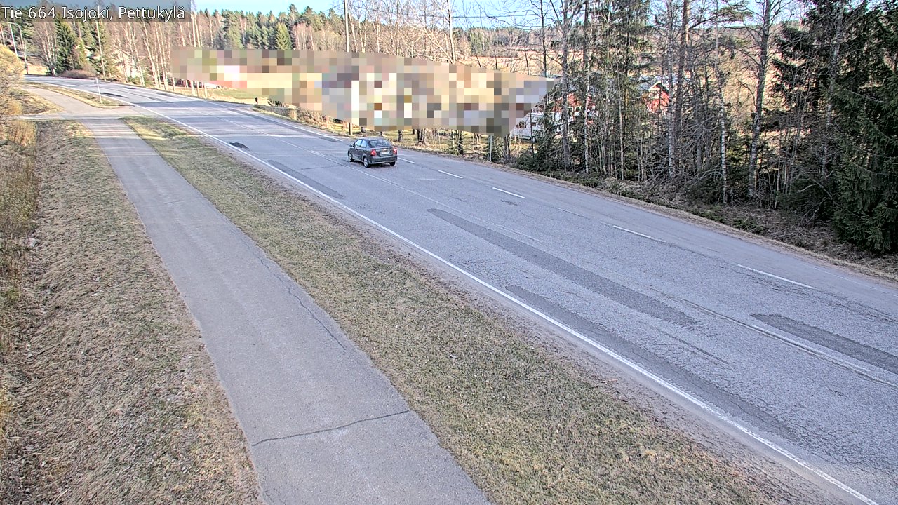 Weather Camera Image Väg 664 Storå Pettukylä, Isojoki, Etelä-Pohjanmaa