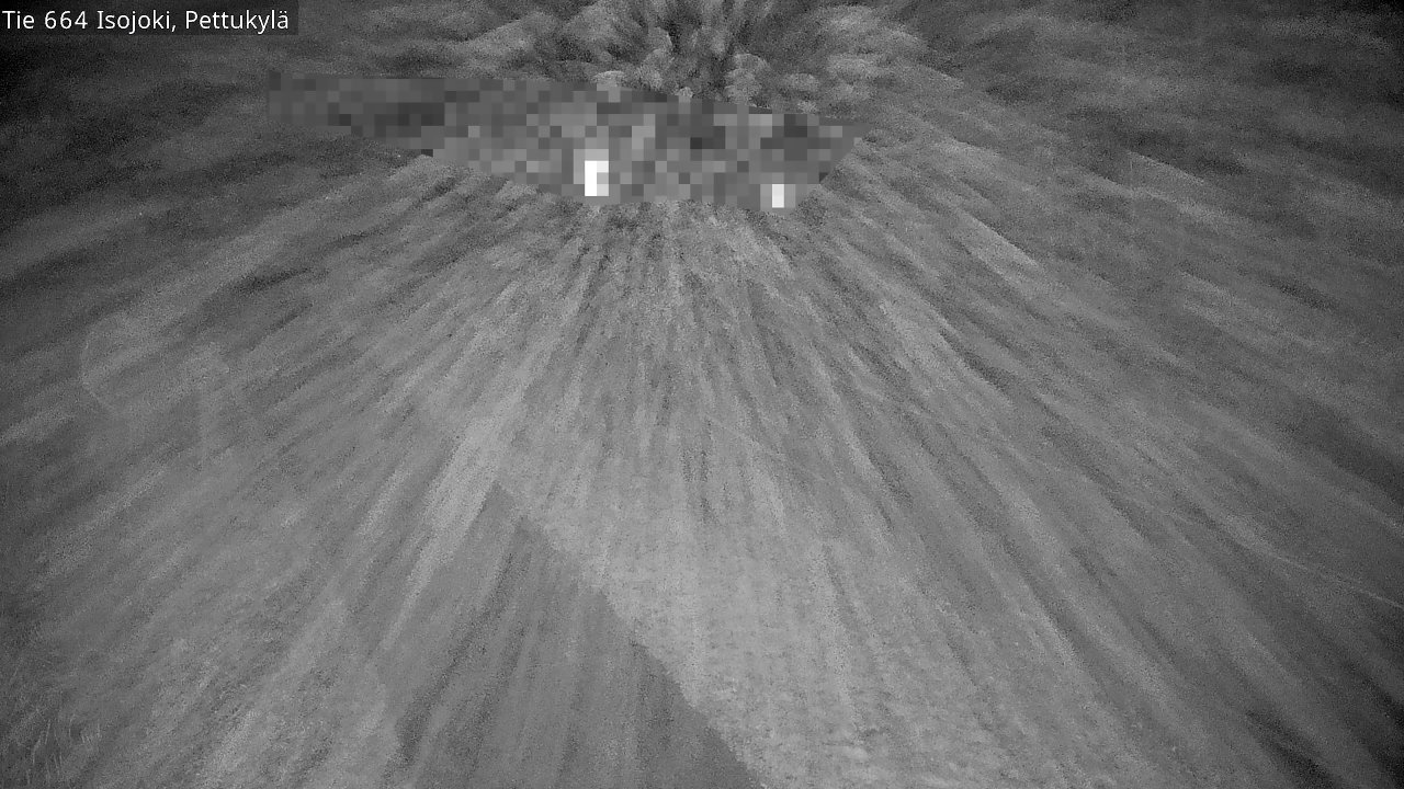 Weather Camera Image Road 664 Isojoki Pettukylä, Isojoki, Etelä-Pohjanmaa