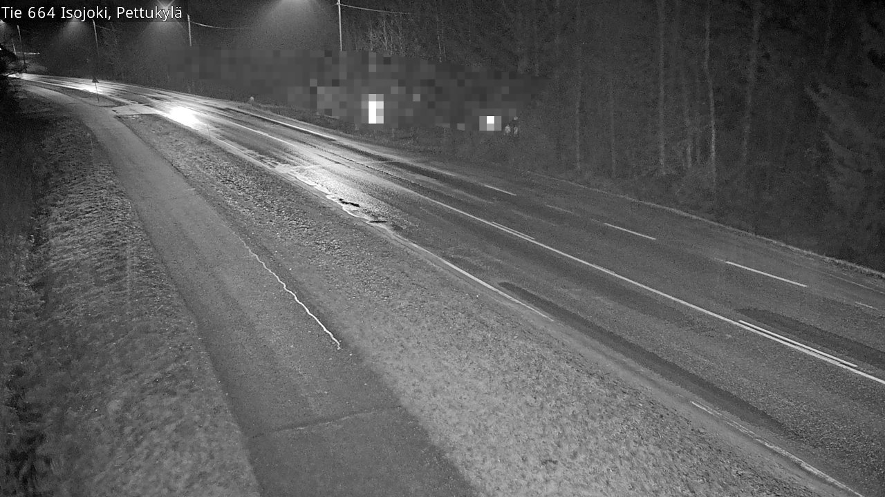 Weather Camera Image Road 664 Isojoki Pettukylä, Isojoki, Etelä-Pohjanmaa