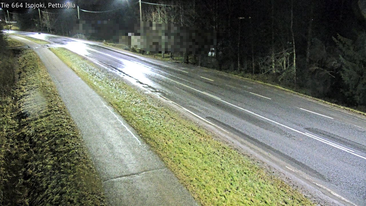Weather Camera Image Road 664 Isojoki Pettukylä, Isojoki, Etelä-Pohjanmaa