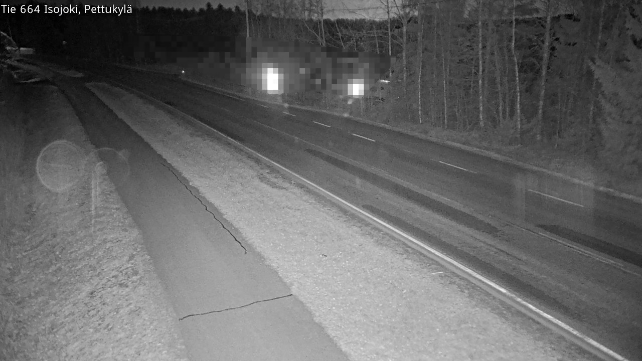 Weather Camera Image Väg 664 Storå Pettukylä, Isojoki, Etelä-Pohjanmaa